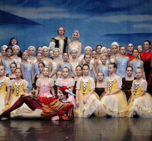 Мы участвуем в балете "Лебединое озеро", ноябрь 2016